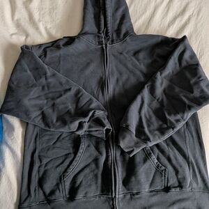 tna cozy fleece worn zip up
